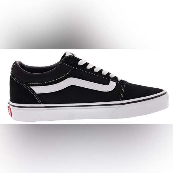 NEW!! Men’s Vans Kids Ward Black/White Suede/Canvas Sneakers Size 10.5M - Picture 3 of 6
